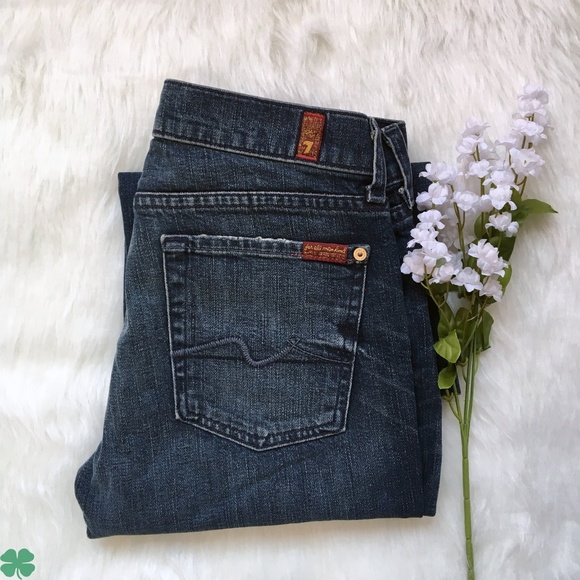 NWOT 7 For All Mankind Dojo Jeans Size 27 - Picture 1 of 9